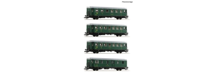 Roco 6220282 - H0 - 4-tlg. Set Personenwagen Rybak, ČSD, Ep. III